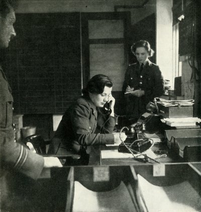 Salle de renseignement de la station, vers 1943 - Cecil Beaton