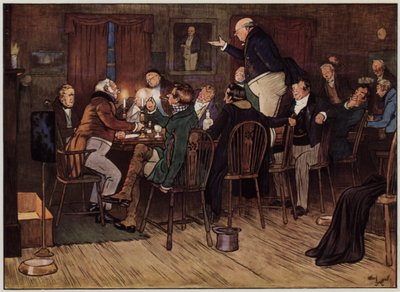 Illustration pour Les Papiers de Pickwick par Cecil Aldin - Cecil Charles Windsor Aldin