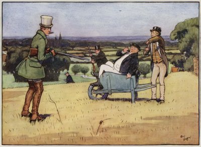 Illustration pour The Pickwick Papers par Cecil Aldin - Cecil Charles Windsor Aldin