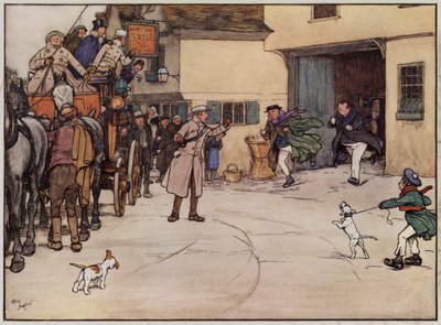 Illustration pour Les Papiers de Pickwick par Cecil Aldin - Cecil Charles Windsor Aldin