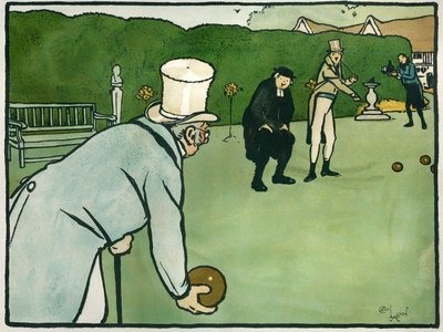 Anciens sports et jeux anglais : Boules - Cecil Charles Windsor Aldin