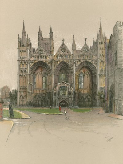 Cathédrale de Peterborough - Cecil Charles Windsor Aldin