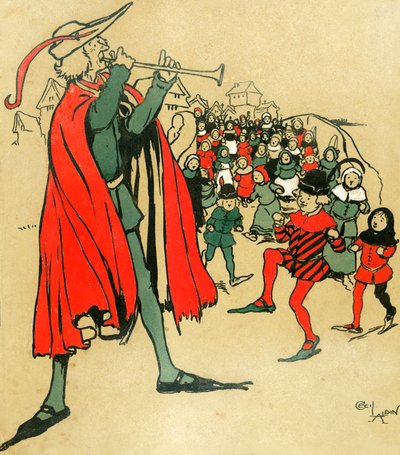 Le Joueur de Flûte de Hamelin - Cecil Charles Windsor Aldin