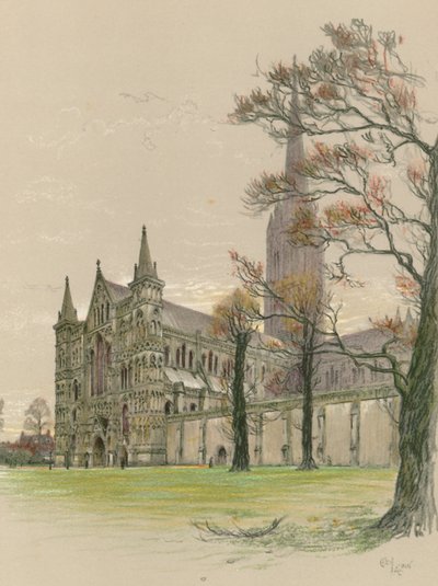 Cathédrale de Salisbury - Cecil Charles Windsor Aldin