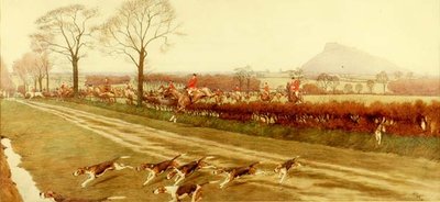 Le Cheshire - loin de Tattenhall, 1912 - Cecil Charles Windsor Aldin