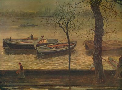 Battersea Reach, vers 1870 - Cecil Gordon Lawson