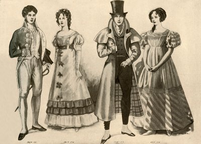 Vêtements de 1824-1835, 1907, 1937 - Cecil W. Trout