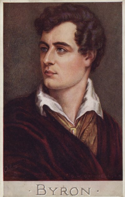 Lord Byron (1788-1824), poète anglais - Cecil Watson Quinnell