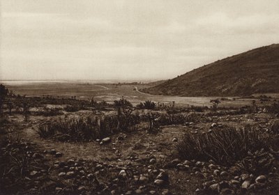 Mexique : Près du lac de Tetzcoco entre San Isabel Tola et Guadalupe (photo n/b) - Cecile Seler Sachs
