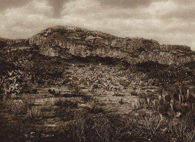 Mexique : Zacatecas, Les ruines de La Quemada (photo n/b) - Cecile Seler Sachs
