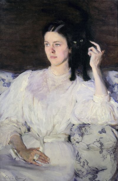 Sita et Sarita, ou Jeune fille avec un chat, 1893-94 - Cecilia Beaux