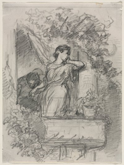 Sur le Balcon - Celestin Francois Nanteuil