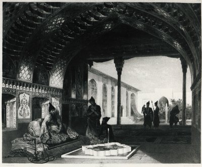 La salle des miroirs dans le palais du Sardar d