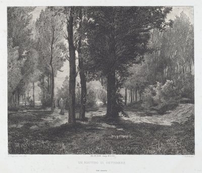 Un mattino di settembre - Celestino Turletti, after Clemente Pugliese Levi