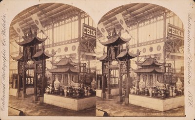 Vue de la Cour Chinoise, Bâtiment Principal, Exposition du Centenaire, Philadelphie - Centennial Photographic Co.