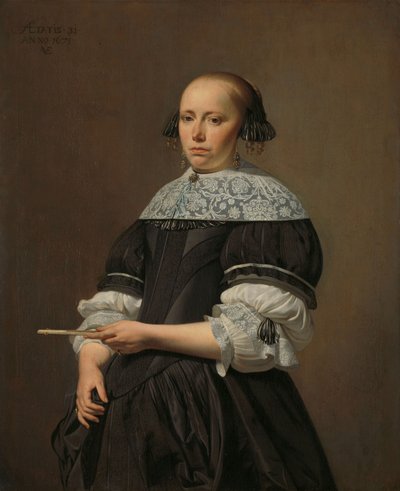 Elisabeth van Kessel (1640-1717), épouse de Willem Jacobsz Baert - Cesar Boetius van Everdingen