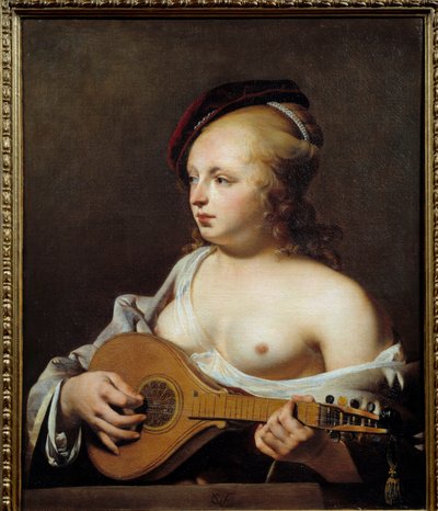 Le joueur de cisaille - Cesar Boetius van Everdingen