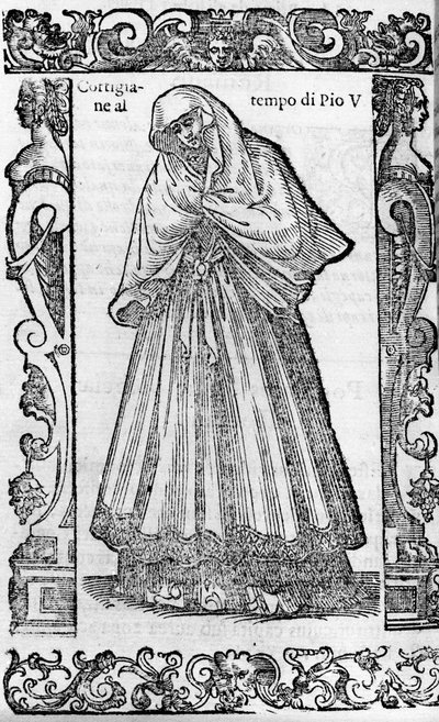 Renaissance : une courtisane à l