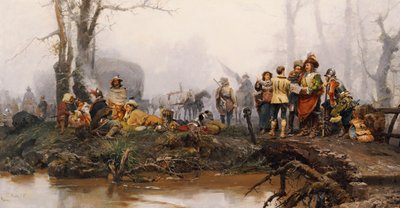 Le Campement, 1878 - Cesare Auguste Detti