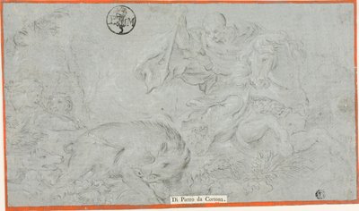 Copie de la scène de la vie de Sylla fresque, dans la salle de Saturne, Palais Pitti - Cesare Dandini