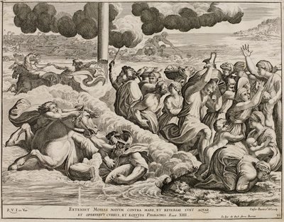 Les Israélites traversant la mer Rouge d