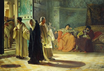 Déposition du Pape Silverio, 537 - Cesare Maccari