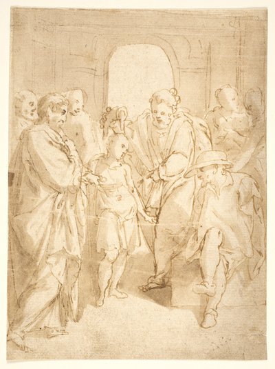 David oint par Samuel - Cesare Nebbia