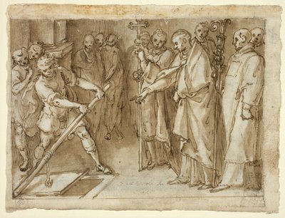 Saint Charles Borromée supervisant l