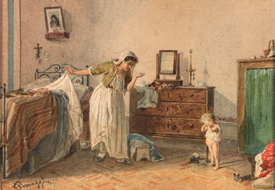 Réprimande, 19ème siècle - Cesare Provaggi