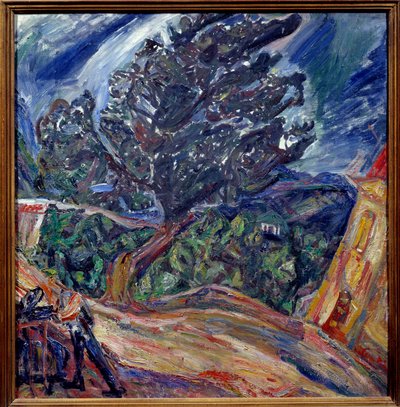 Grand arbre bleu par Chaim Soutine - Chaim Soutine