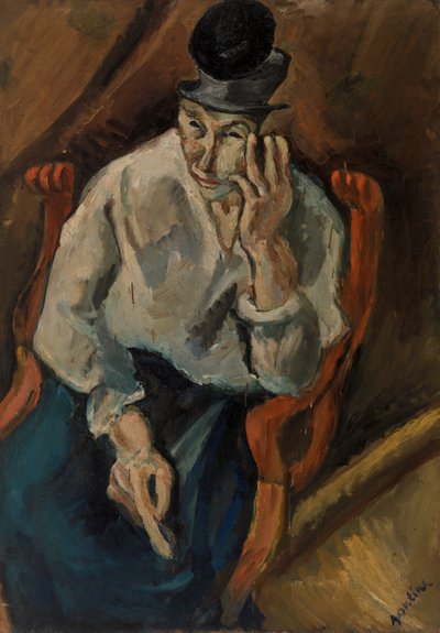 Femme accoudée au fauteuil - Chaim Soutine