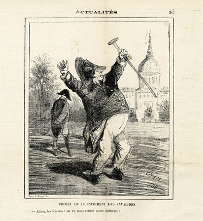 Illustration de Cham (1819-1879) dans Le Charivari - Amédée de Noé