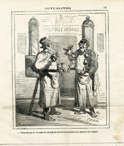 Illustration de Cham (1819-1879) dans Le Charivari - Amédée de Noé