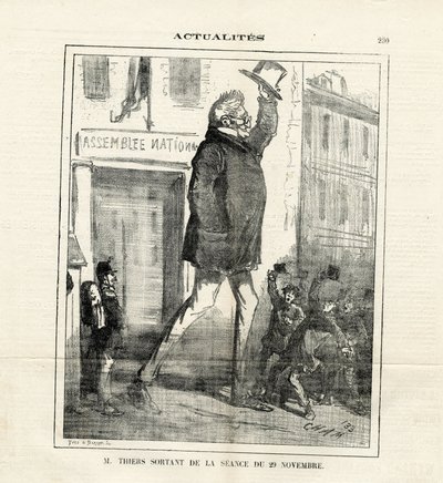 Illustration de Cham dans Le Charivari - Amédée de Noé