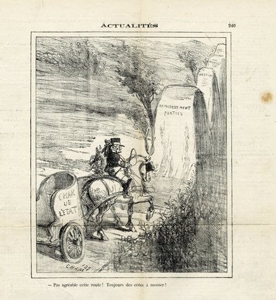 Illustration de Cham dans Le Charivari - Amédée de Noé