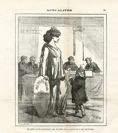 Illustration de Cham dans Le Charivari - Amédée de Noé