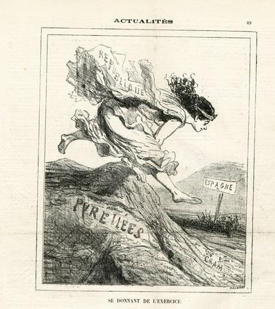 Illustration de Cham dans Le Charivari - Amédée de Noé