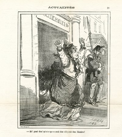 Illustration de Cham (1819-1879) dans Le Charivari - Amédée de Noé