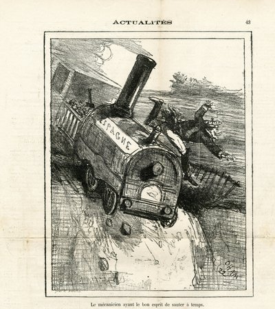 Illustration de Cham (1819-1879) dans Le Charivari - Amédée de Noé