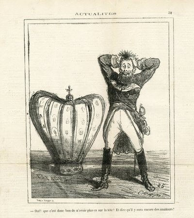 Illustration de Cham (1819-1879) dans Le Charivari - Amédée de Noé