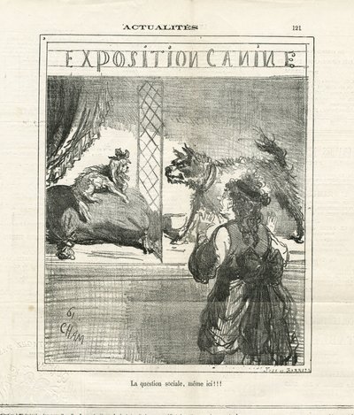 Illustration de Cham dans Le Charivari - Amédée de Noé