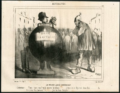 Le Charivari, Satirique en N & B - Amédée de Noé