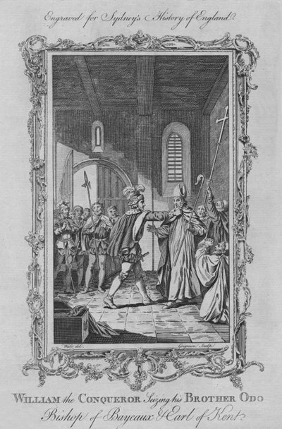 Guillaume le Conquérant saisissant son frère Odon, évêque de Bayeux et comte de Kent, 1773 - Charles,C Grignion,Charles Grignion the Elder. Charles Grignion,Grignion