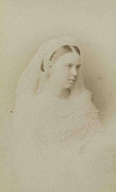Portrait de la grande-duchesse Maria Alexandrovna de Russie (1853-1920), duchesse de Saxe-Cobourg et Gotha - Charles Bergamasco