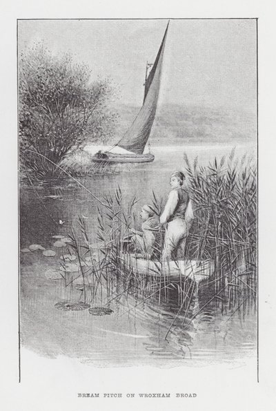 Pêche : Bream Pitch sur Wroxham Broad - Charles (after) Whymper