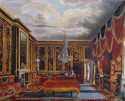 Salle japonaise, gravure de Richard Reeve d