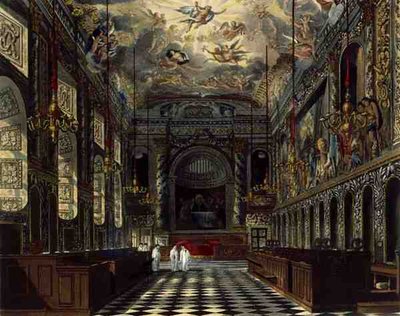 La chapelle royale, château de Windsor, de 