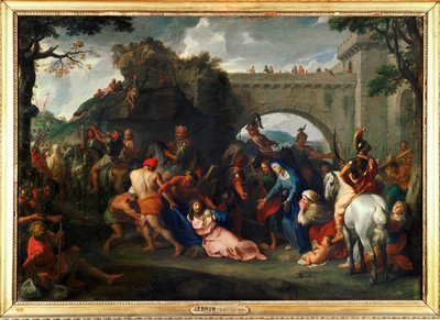 Porter la croix ... - Charles (studio of ) Le Brun