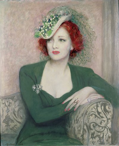 Portrait en buste de Margo Graham - Charles A. Buchel