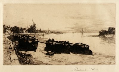 Bateaux-canaux sur la Tamise - Charles A. Platt